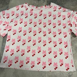 The Magic Box oversized long crop tee